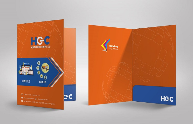 In kẹp file trình ký